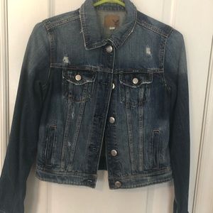 American Eagle Distressed Jean Jacket